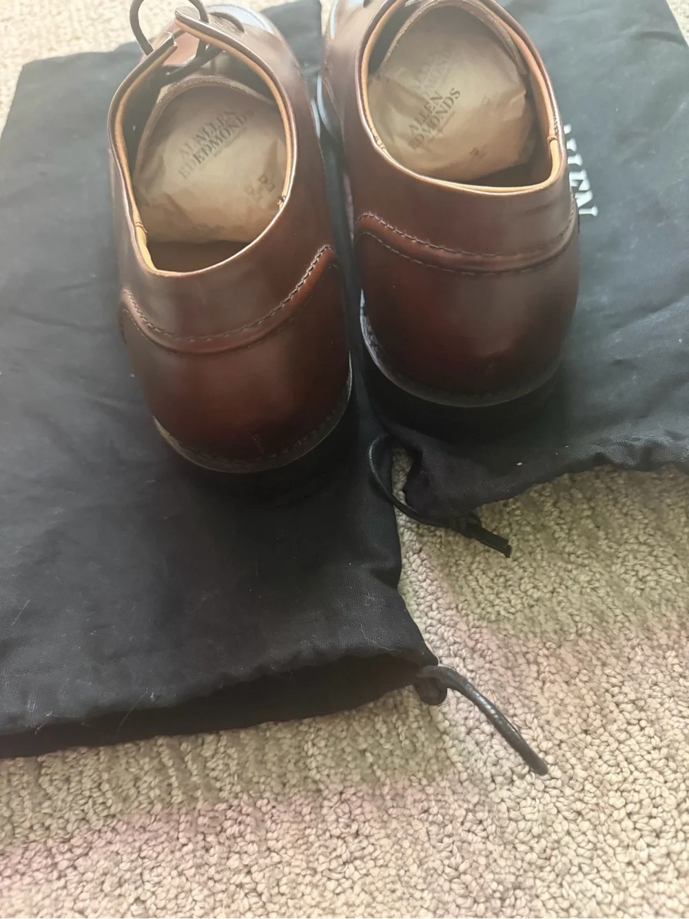 Allen Edmonds Men’s Brown Leather Oxford Dress Shoes